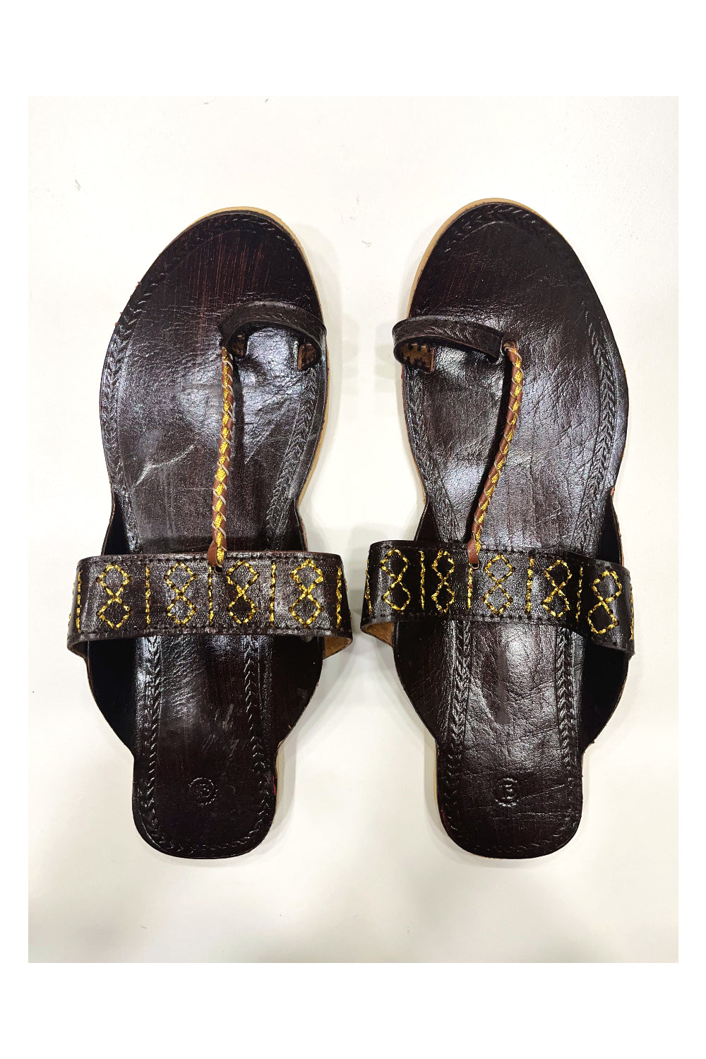 Southloom Jaipur Ethnic Handmade One Toe Kolhapuri Flats