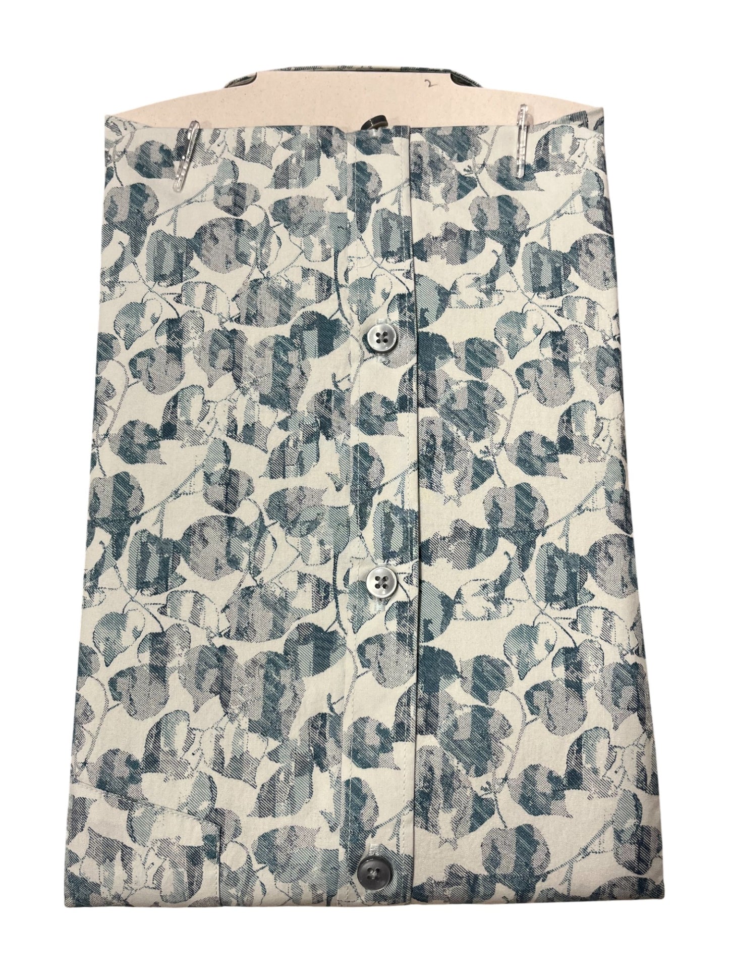 Southloom Pure Cotton Off -White Printed Shirt (XL FS)