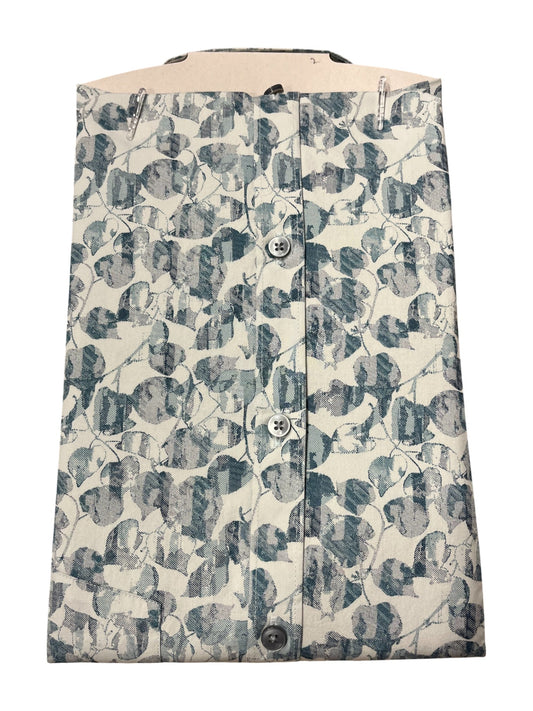 Southloom Pure Cotton Off -White Printed Shirt (XL FS)