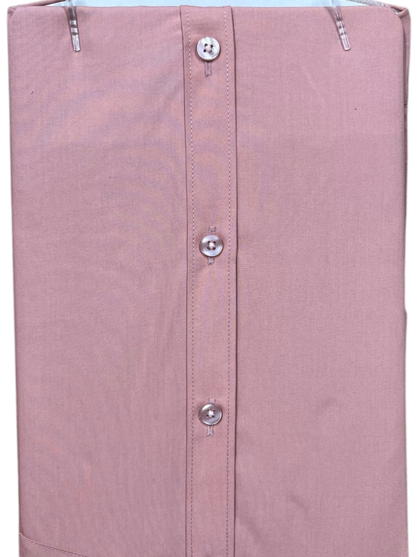 Southloom Pure Cotton Dark Peach Plain Shirt SLSHIRT 38 HS