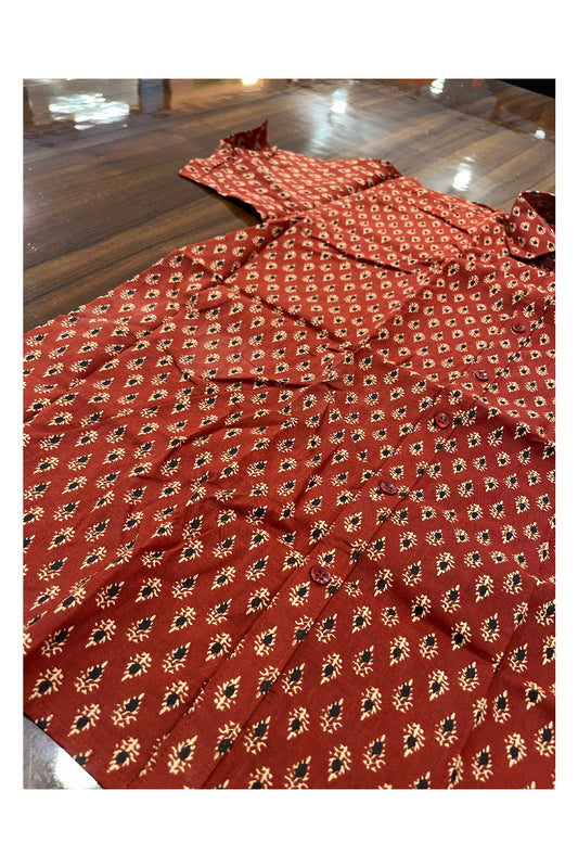 Southloom Jaipur Pure Cotton Printed Shirt For Men (3XL)