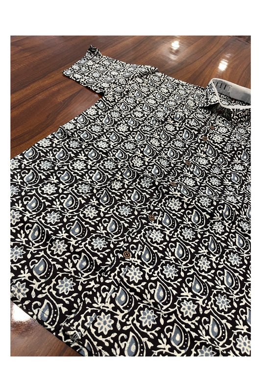 Southloom Jaipur Pure Cotton Printed Shirt For Men (Large)