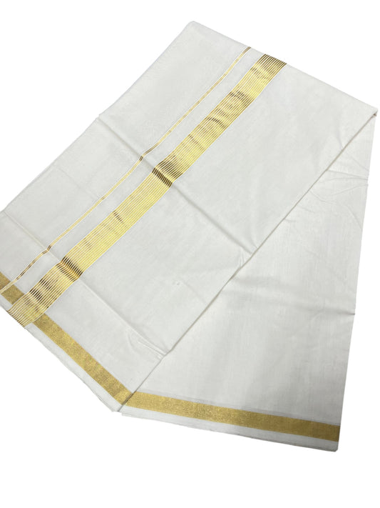 Southloom Super Premium Balaramapuram Handloom Cotton Saree with Gold Kasavu and Border
