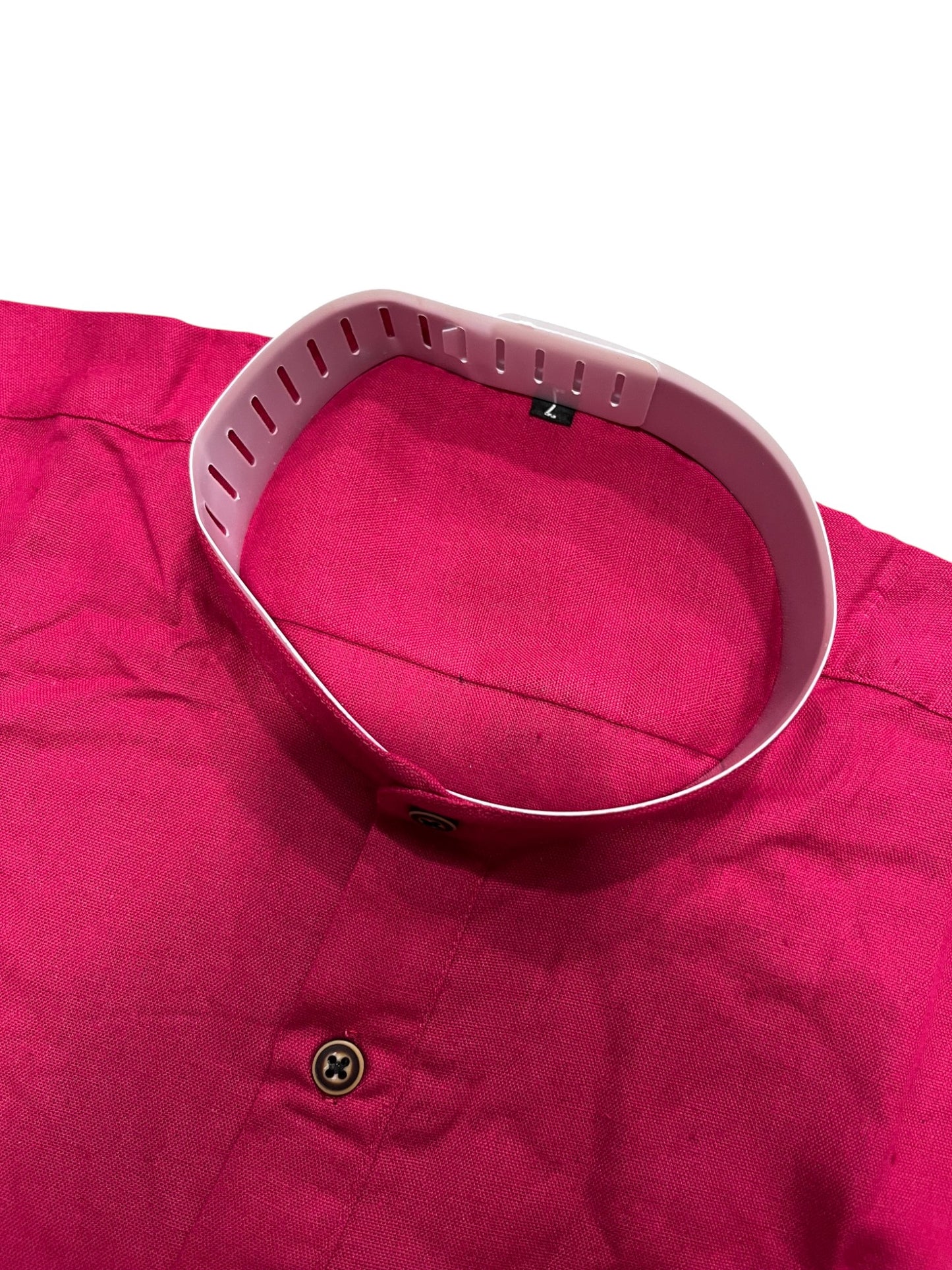 Southloom Magenta Short Cotton Kurta Shirt for Men