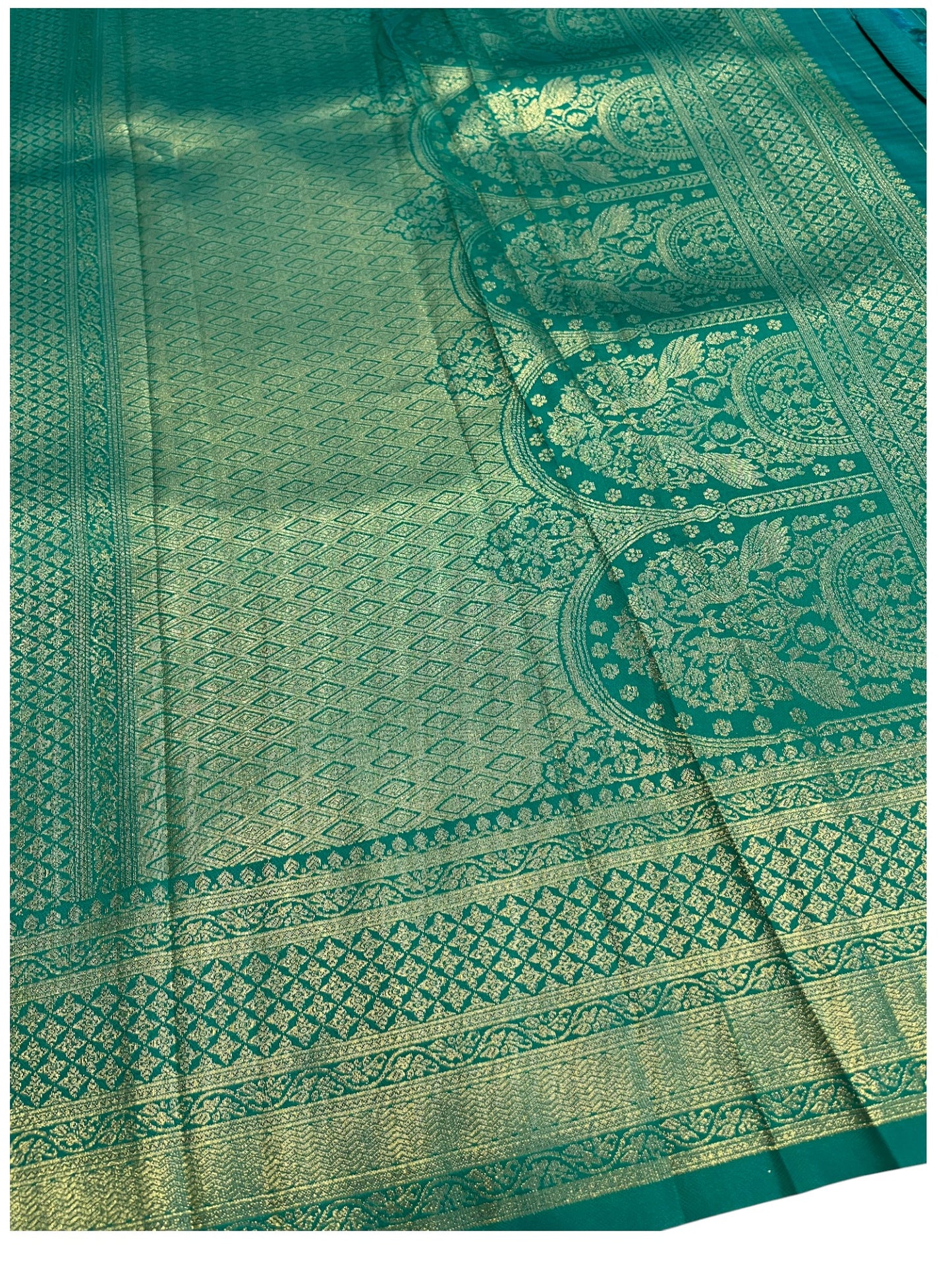 Southloom Semi Silk Saree with Woven Work on Body and Borders