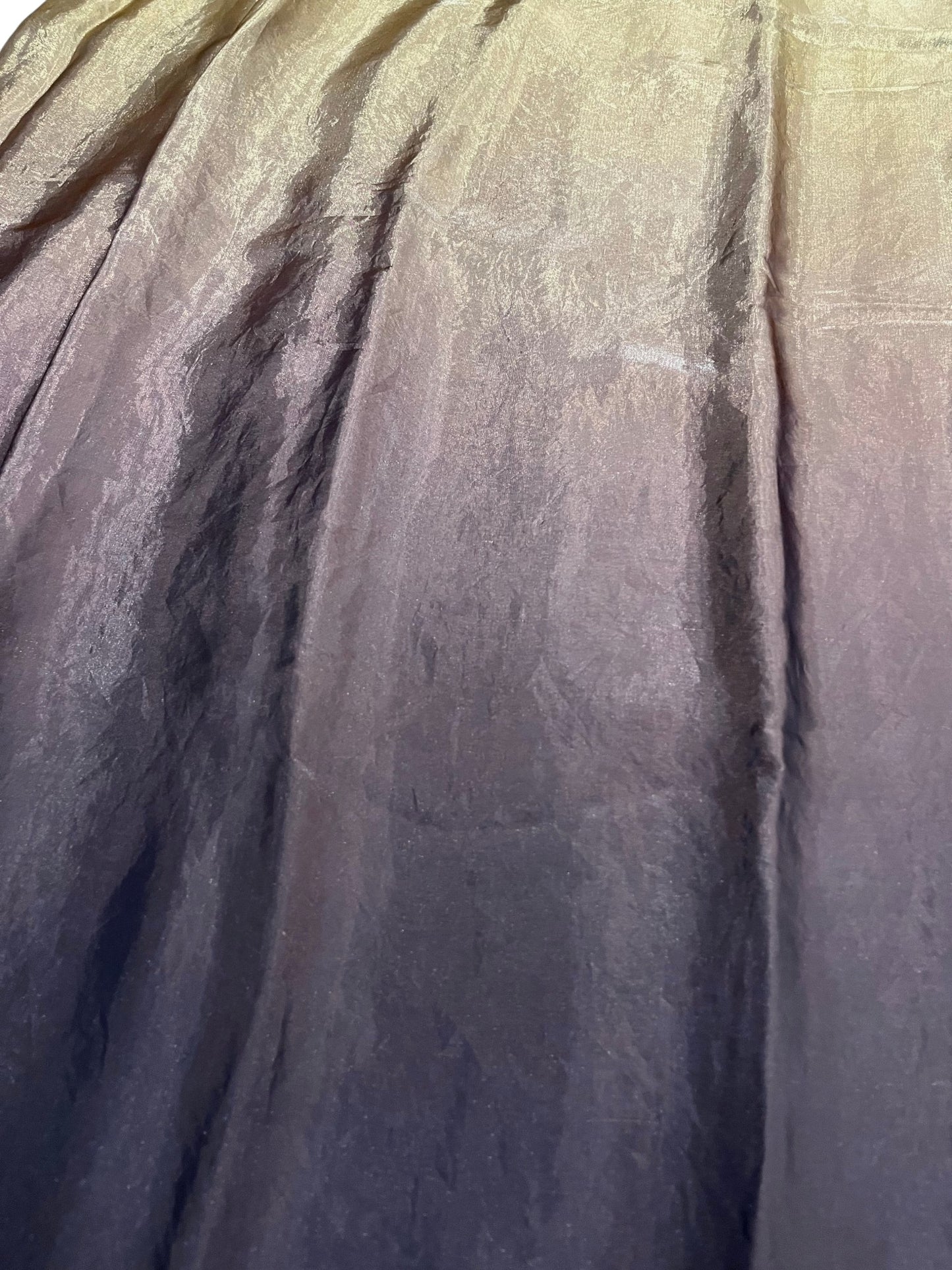 Southloom Tissue Crushed Organza Saree Brown