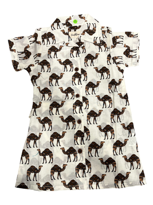 Southloom Pure Cotton Jaipur Printed Frocks for Girls (Age 1-2)