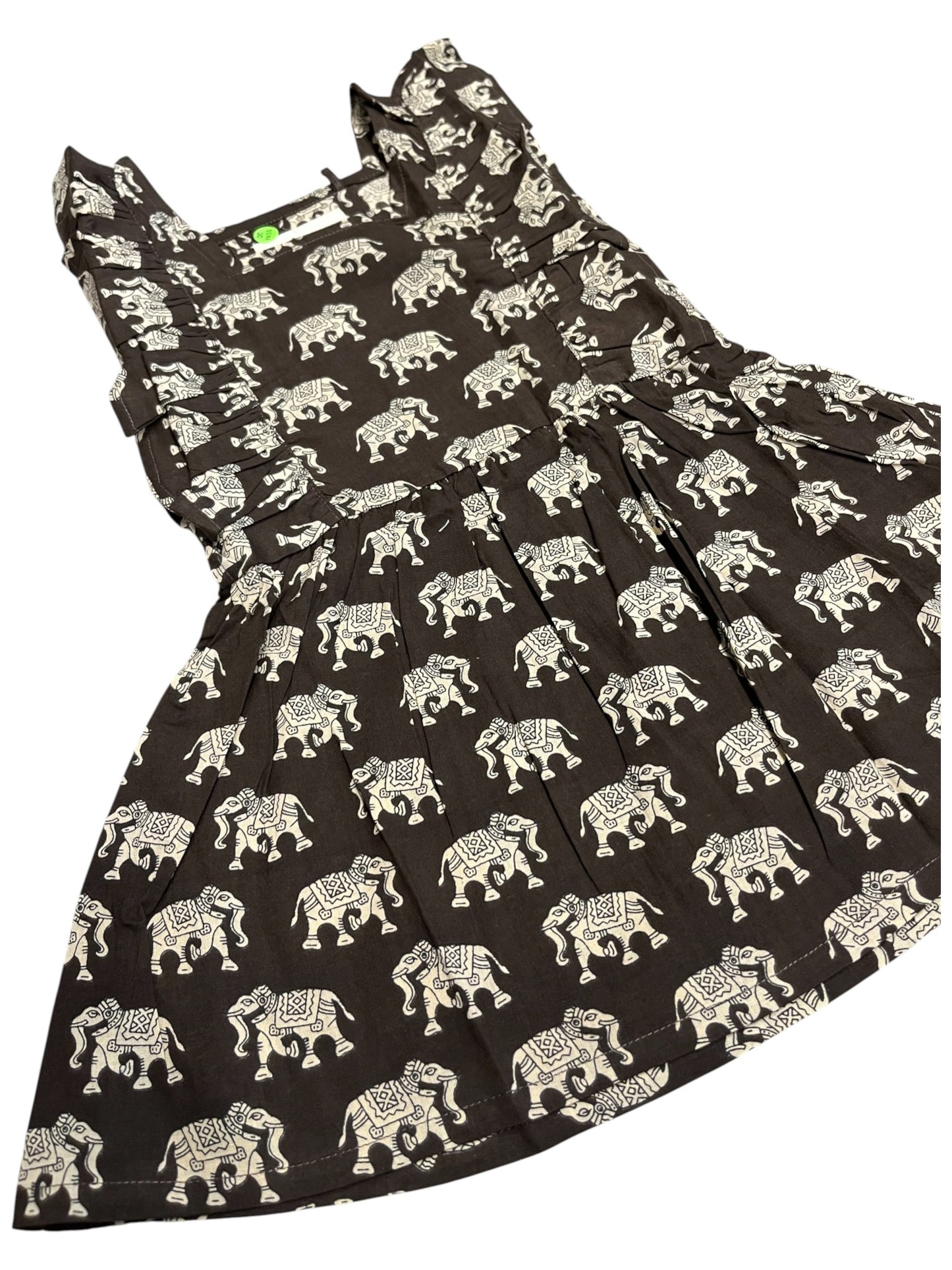 Southloom Pure Cotton Jaipur Printed Frocks for Girls (Age 1-2)