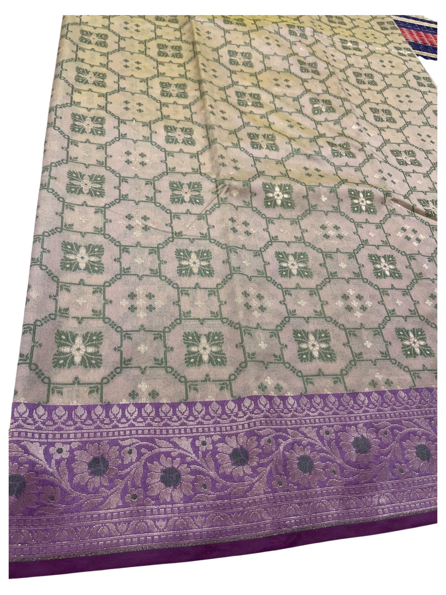 Southloom  Banarasi Silk Saree with Woven Work on Body and Borders