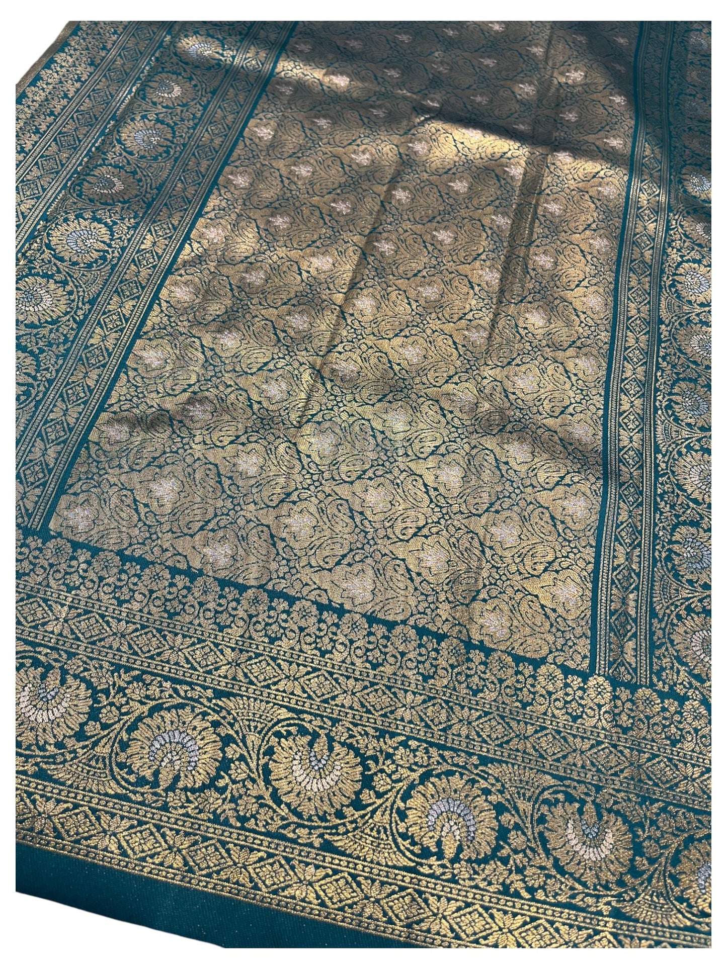 Southloom Semi Silk Saree with Woven Work on Body and Borders