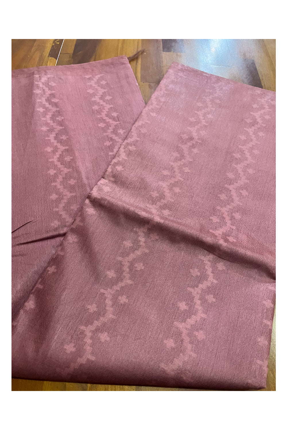 Southloom Semi Silk Onion Pink Designer Saree