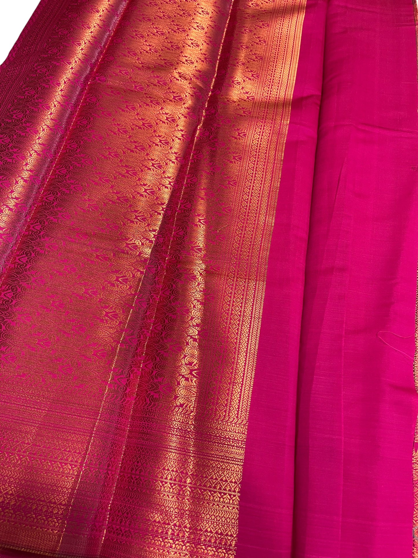 Southloom Premium Semi Silk Zari Work Brocade Saree in Bridal Pink with Matching Pallu