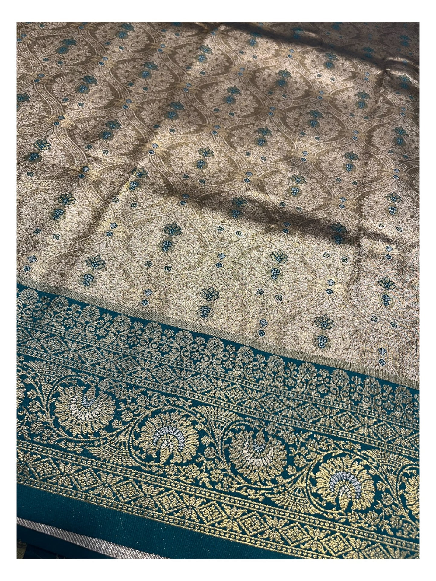 Southloom Semi Silk Saree with Woven Work on Body and Borders