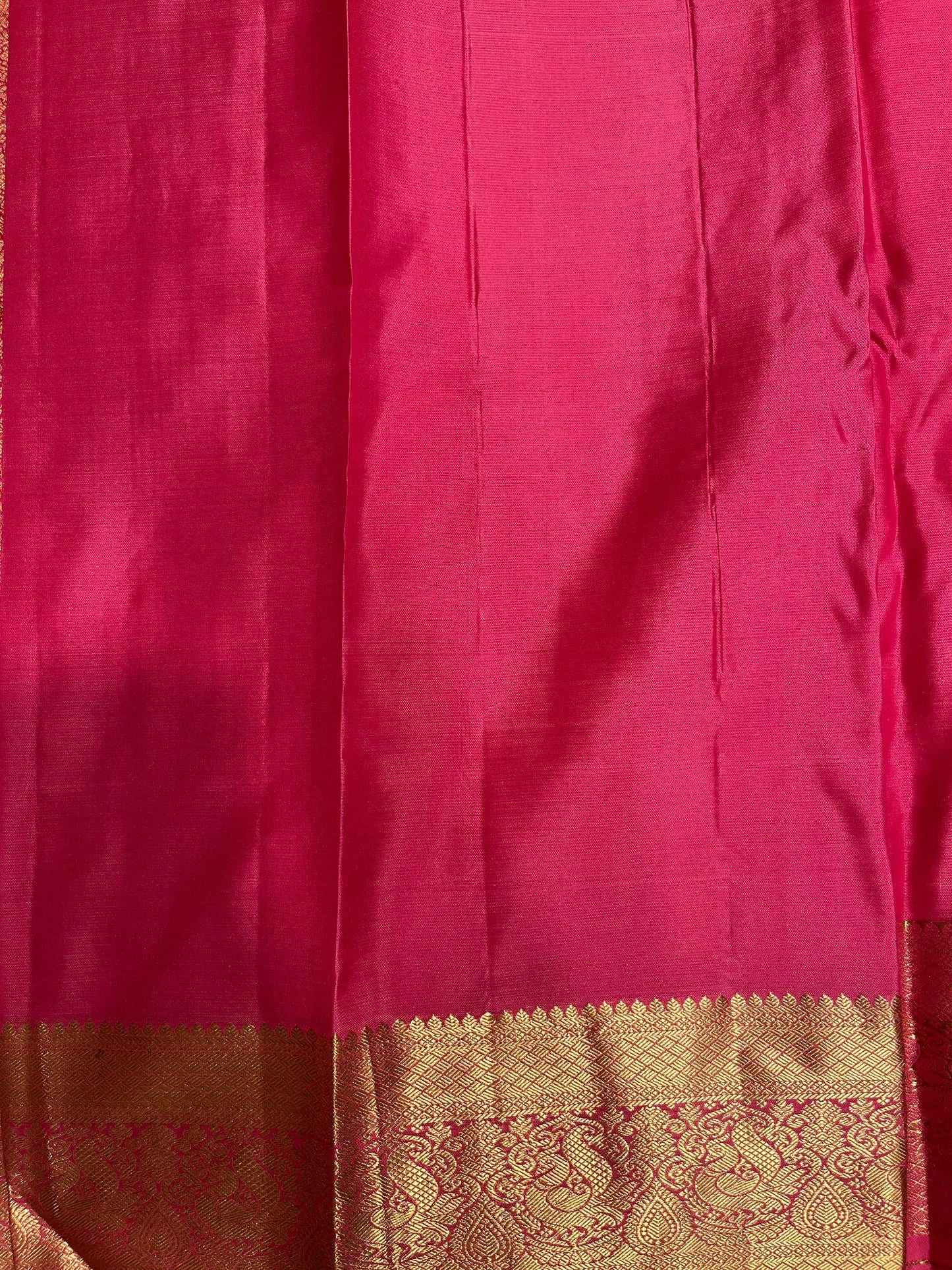 Southloom Pure Handloom Bridal Kanchipuram Silk Saree with Korvai Work