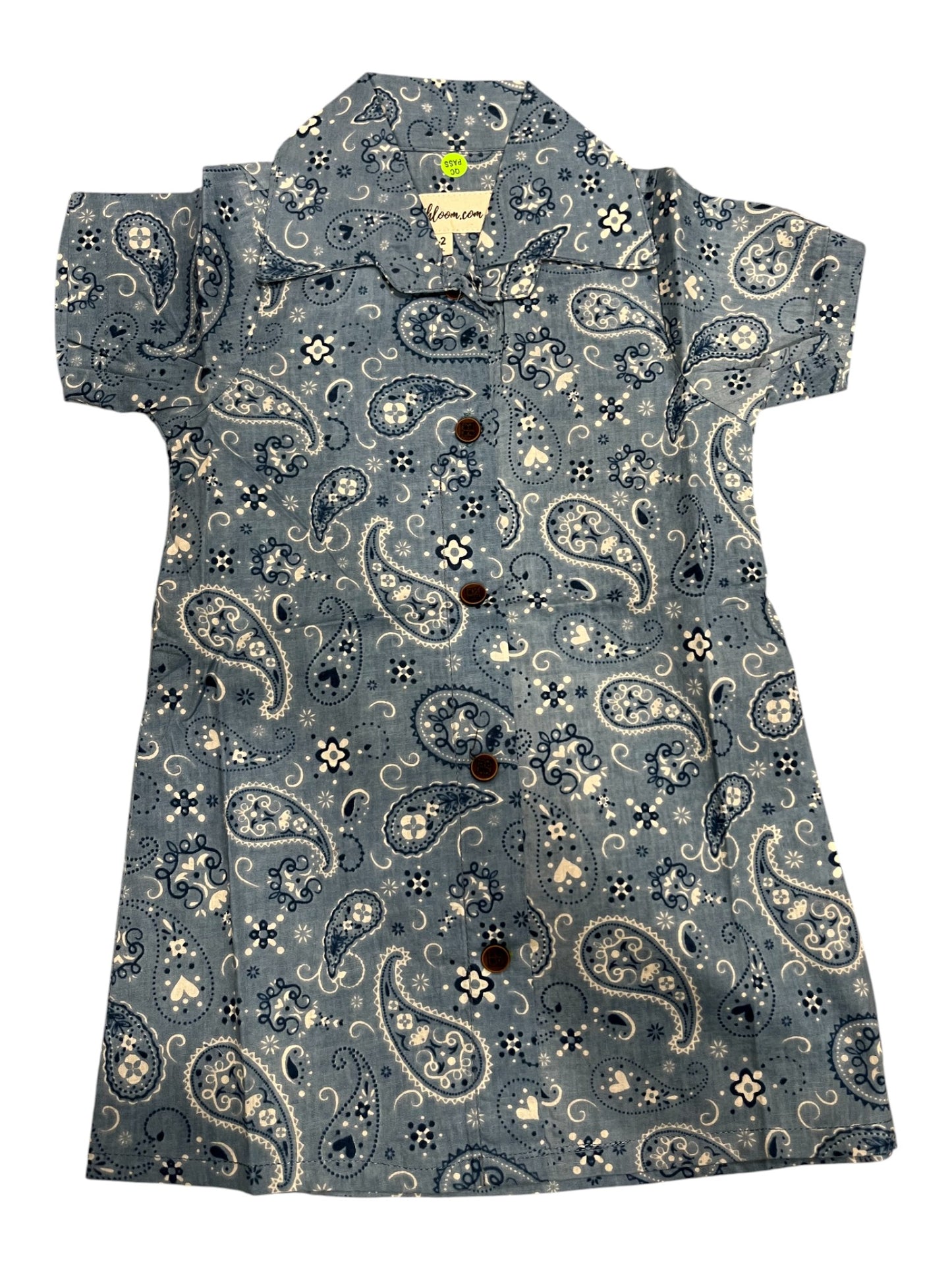 Southloom Pure Cotton Jaipur Printed Frocks for Girls (Age 1-2)