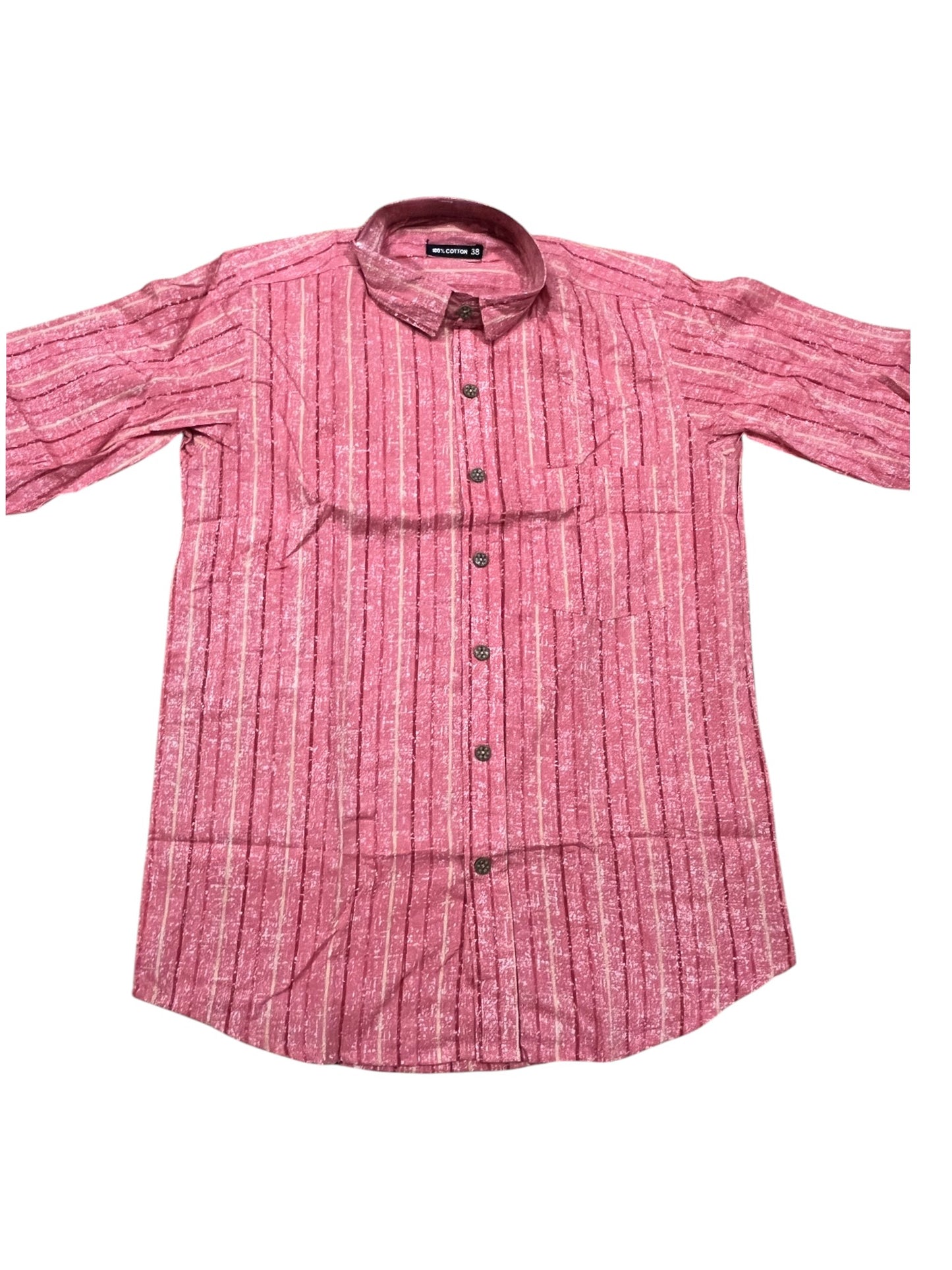 Southloom Jaipur Pure Cotton Block Printed Shirt for Men (Medium)
