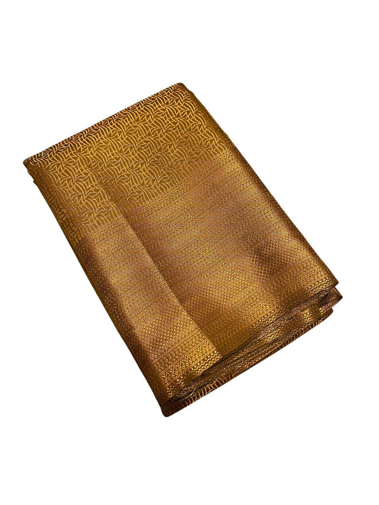 Southloom Premium Semi Silk Zari Work Brocade Saree in Bridal Green with Matching Pallu