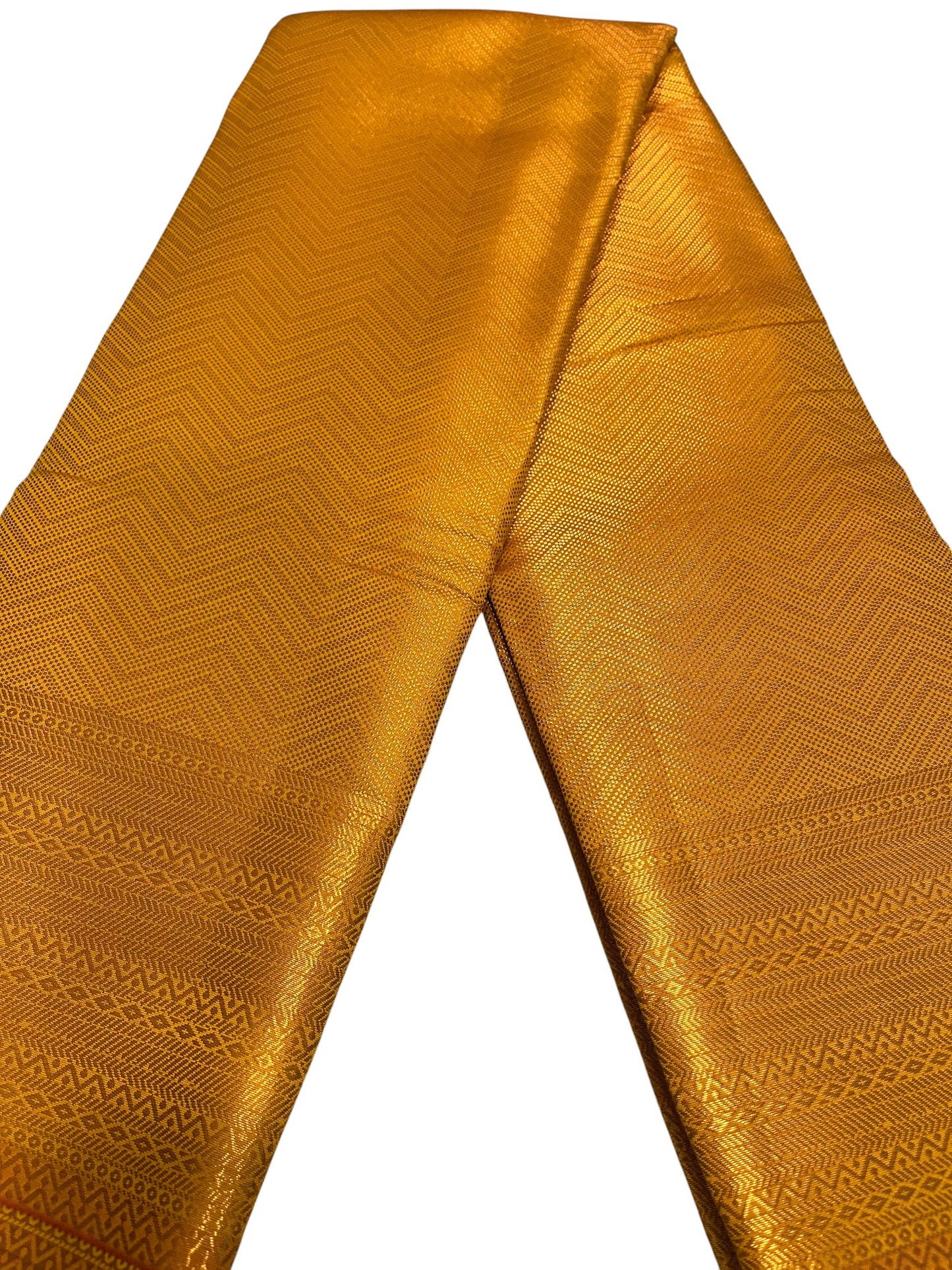 Southloom Premium Semi Silk Zari Work Brocade Saree in Bridal Yellow with Matching Pallu