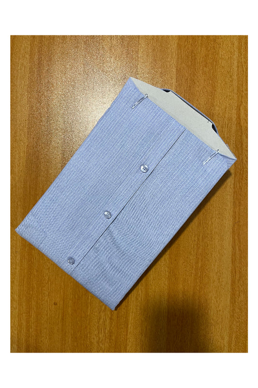 Pure Cotton Lavender Shirt with Micro Checks (42 HS)