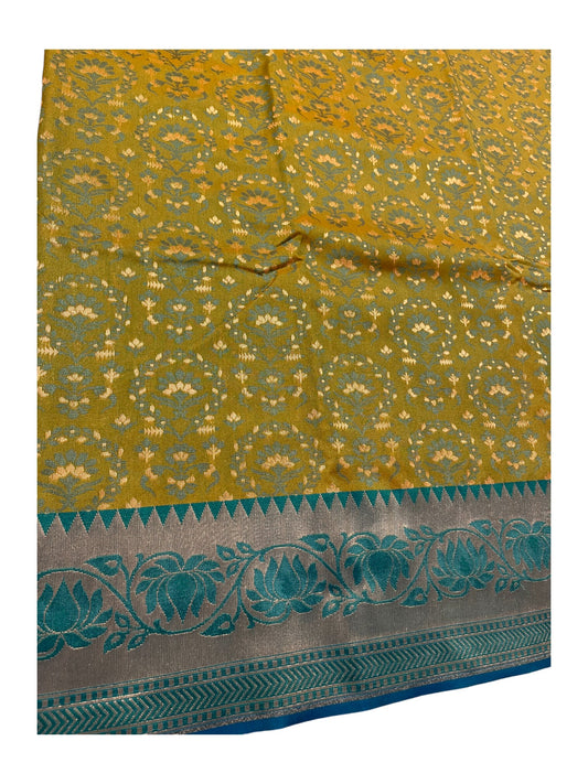 Southloom  Banarasi Silk Saree with Woven Work on Body and Borders