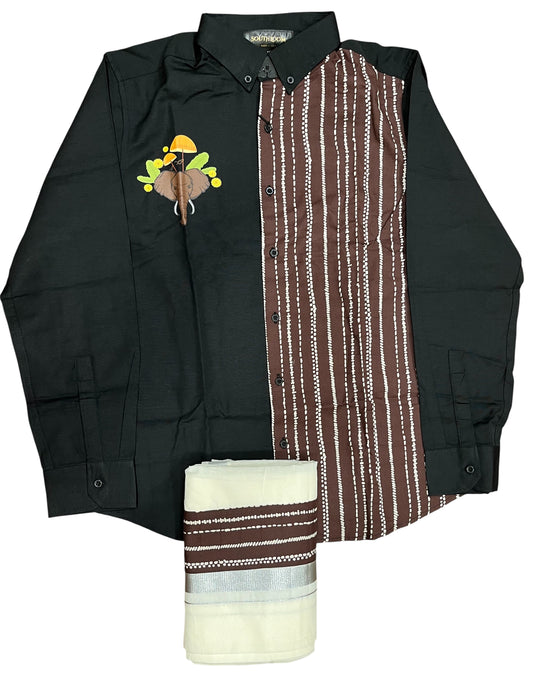Southloom Stylish & Classy Budget Combo Shirt + Mundu for Men