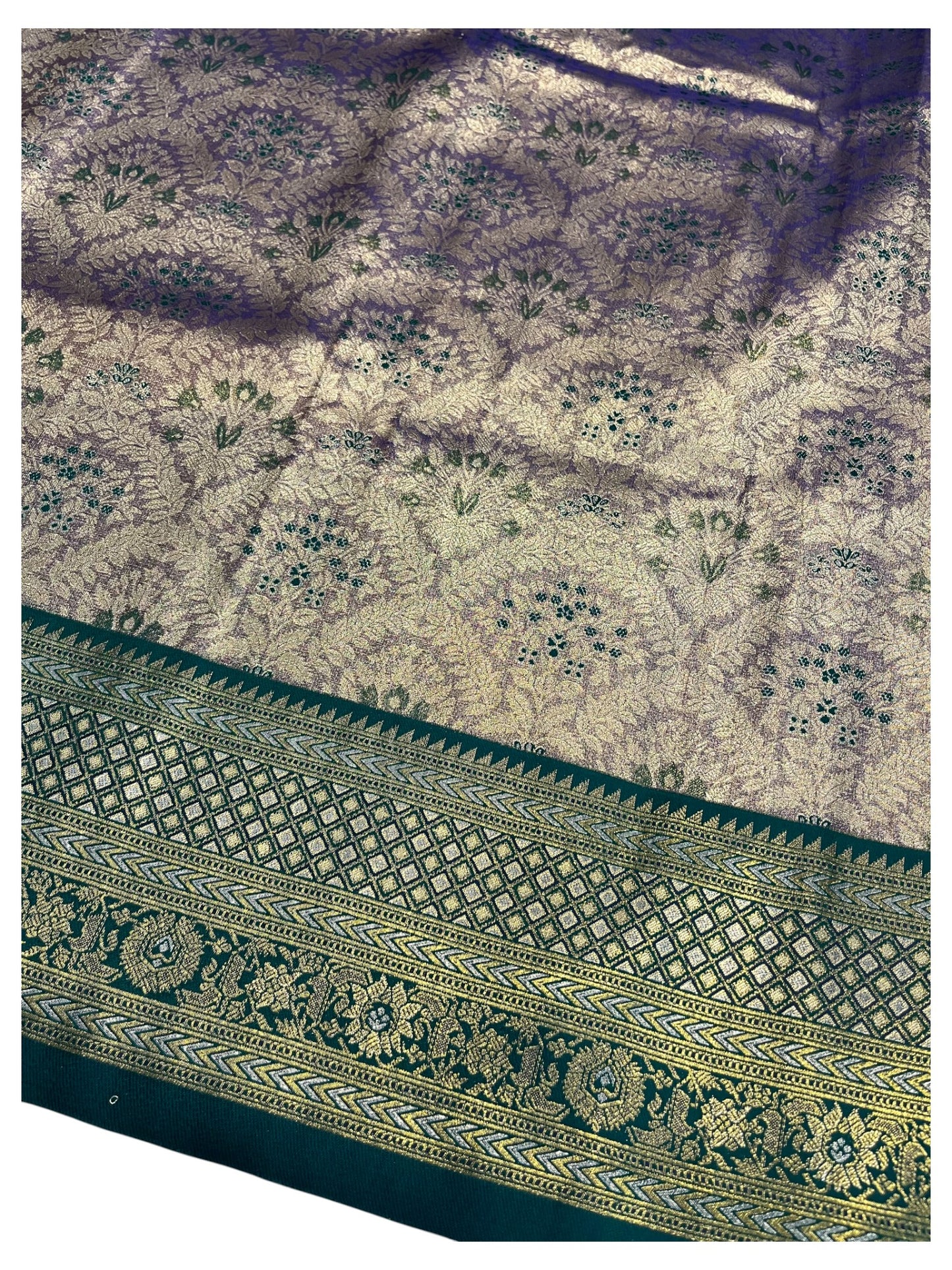 Southloom Semi Silk Saree with Woven Work on Body and Borders