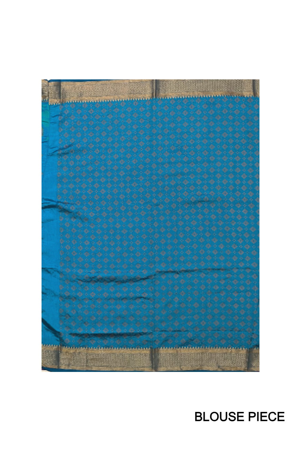 Southloom Semi Silk Blue Saree with Designer Peacock Woven Designs