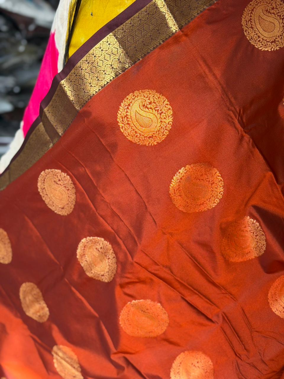 Burnt Orange Saree SLORANGE