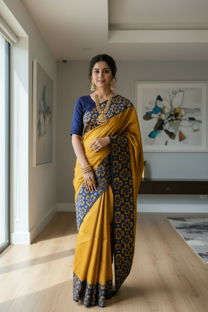 Semi Silk Saree SL209