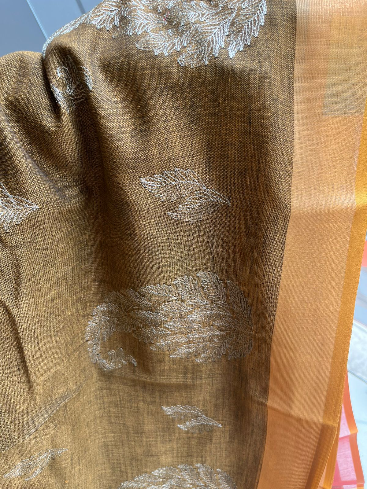Linen Cotton Saree SL213