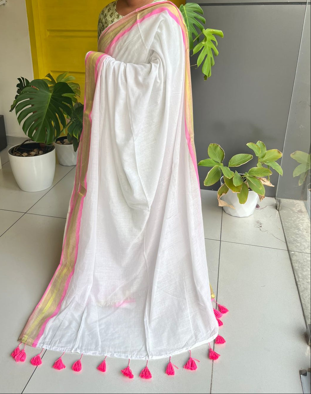 Kerala Mul Cotton Soft Fabric Saree SL215