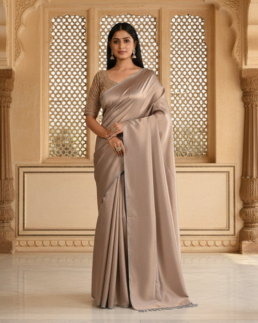 Plain Tissue Saree SL225