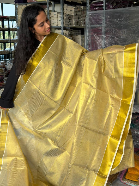 Full Kasavu Kerala Saree in Budget Range SL230