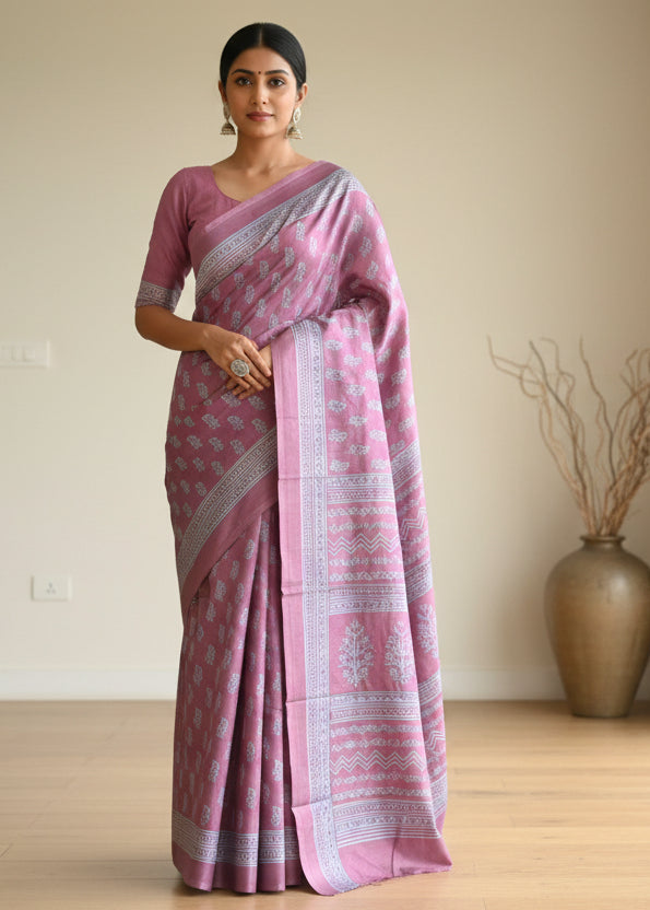 Semi Silk Saree SL231