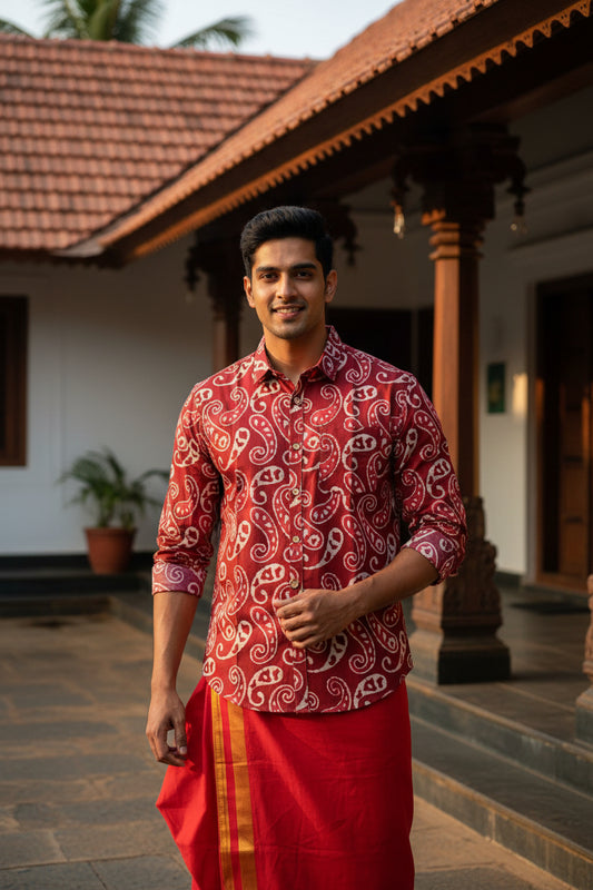 Cotton Printed Full Sleeve Shirt SL234