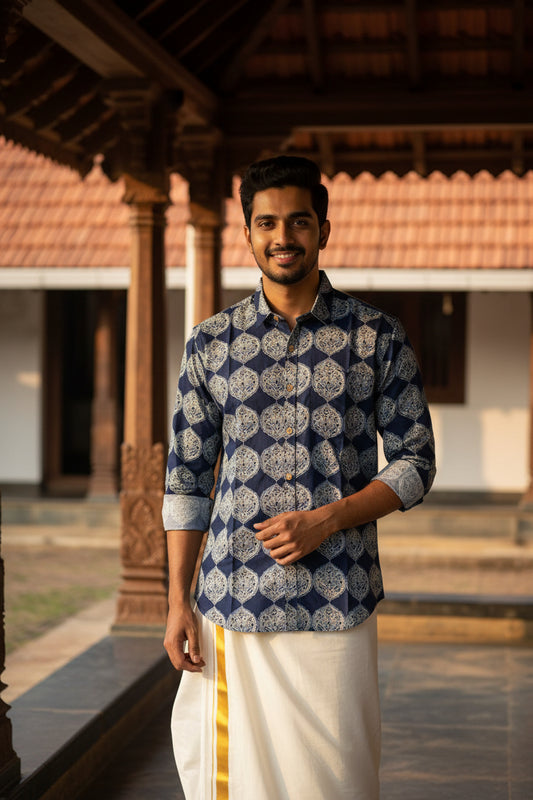 Cotton Printed Full Sleeve Shirt SL234