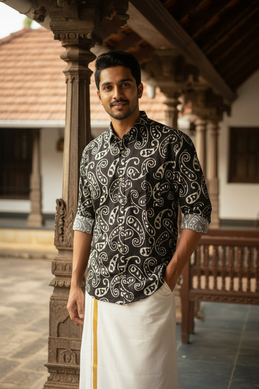 Cotton Printed Full Sleeve Shirt SL234