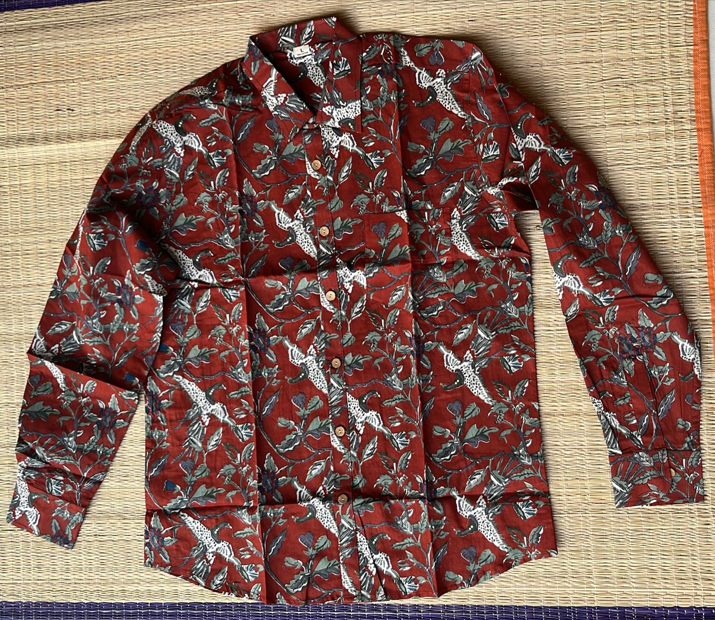 Cotton Printed Full Sleeve Shirt SL234