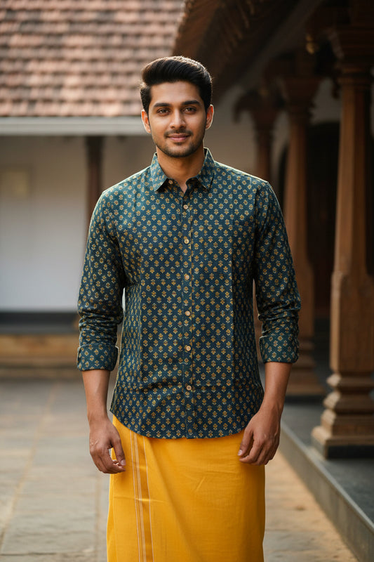 Cotton Printed Full Sleeve Shirt SL234