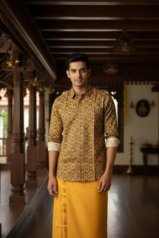 Cotton Printed Full Sleeve Shirt SL234