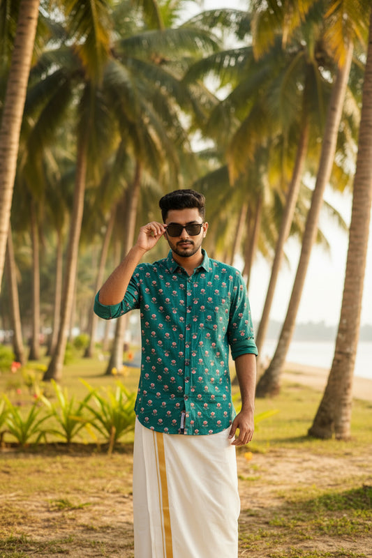 Cotton Printed Full Sleeve Shirt SL234