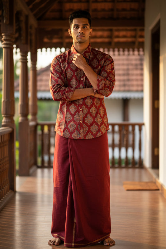 Cotton Printed Full Sleeve Shirt SL234