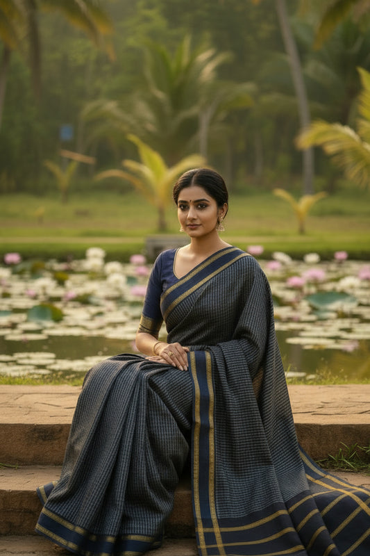 Blue Colour  Kalyani Cotton SL236