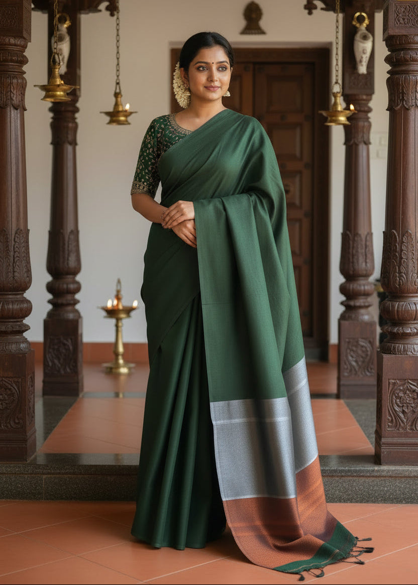 Kerala Mul Cotton Soft Fabric Saree SL215