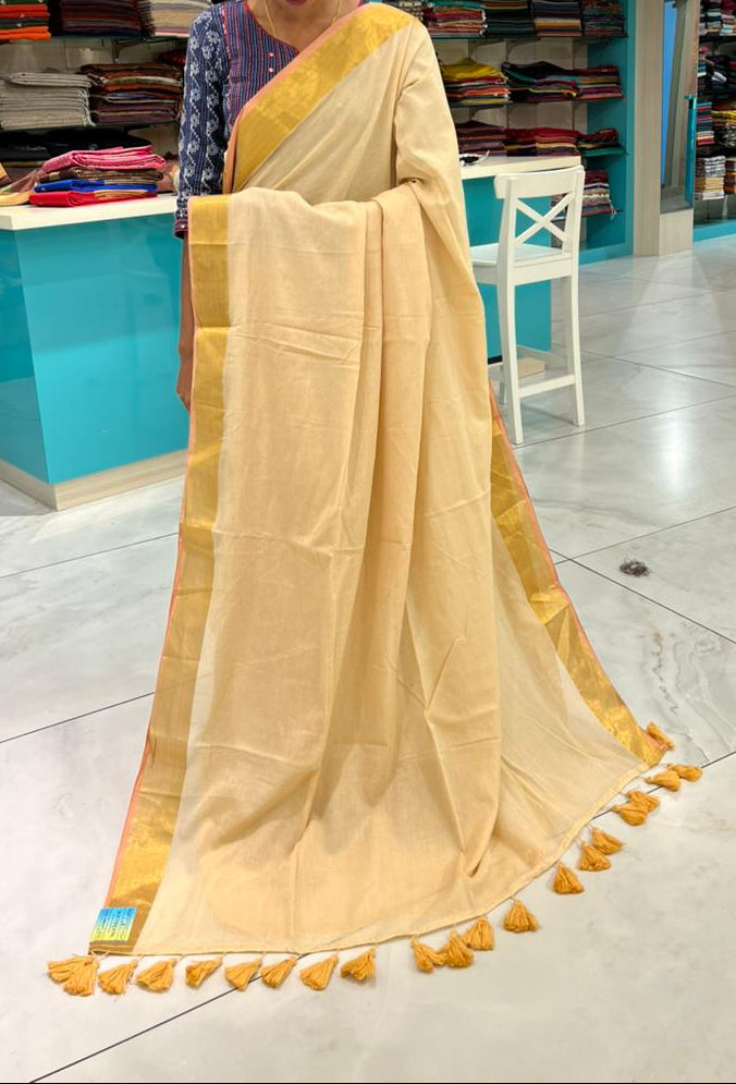Kerala Mul Cotton Soft Fabric Saree SL215