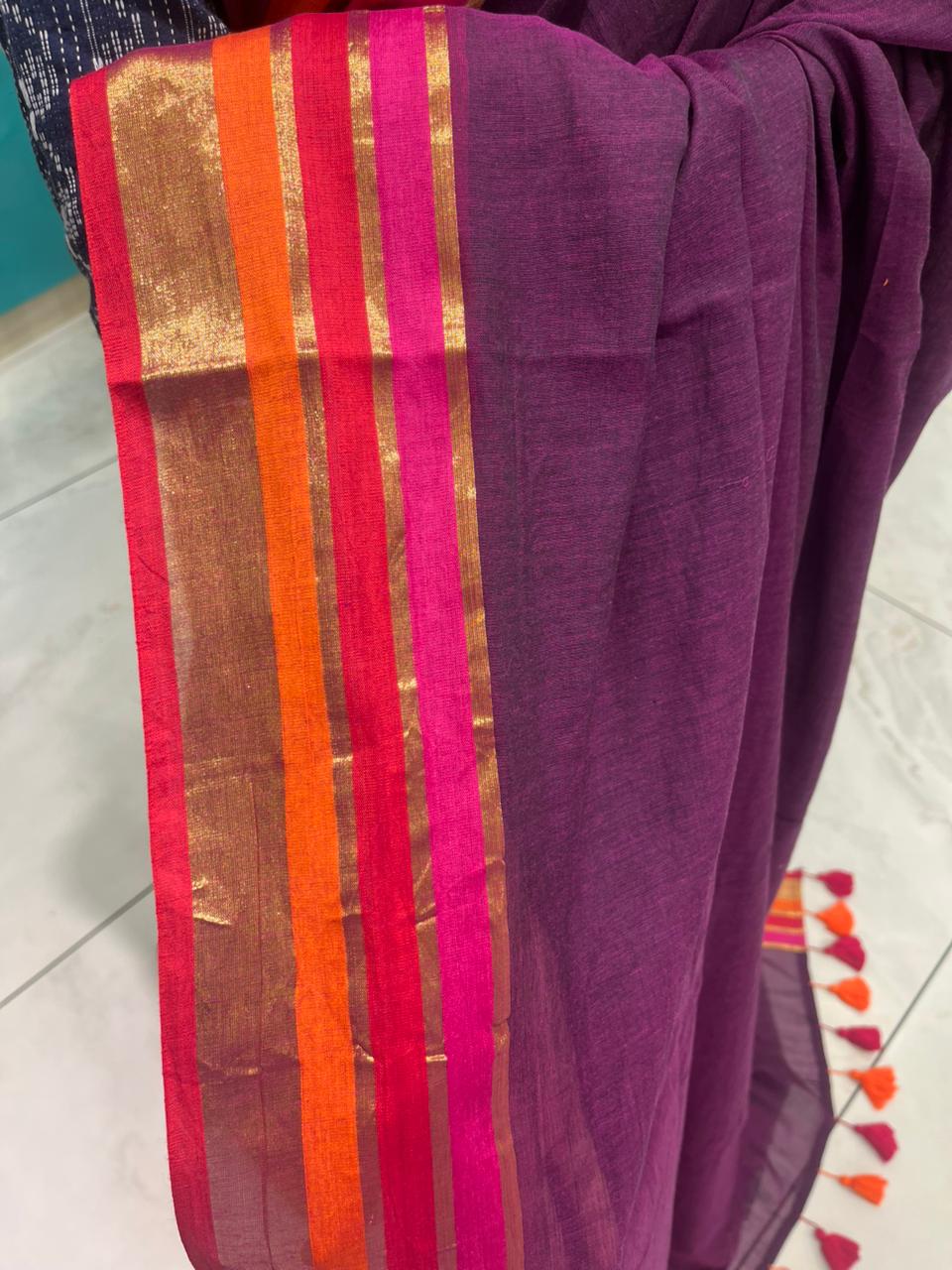 Kerala Mul Cotton Soft Fabric Saree SL215