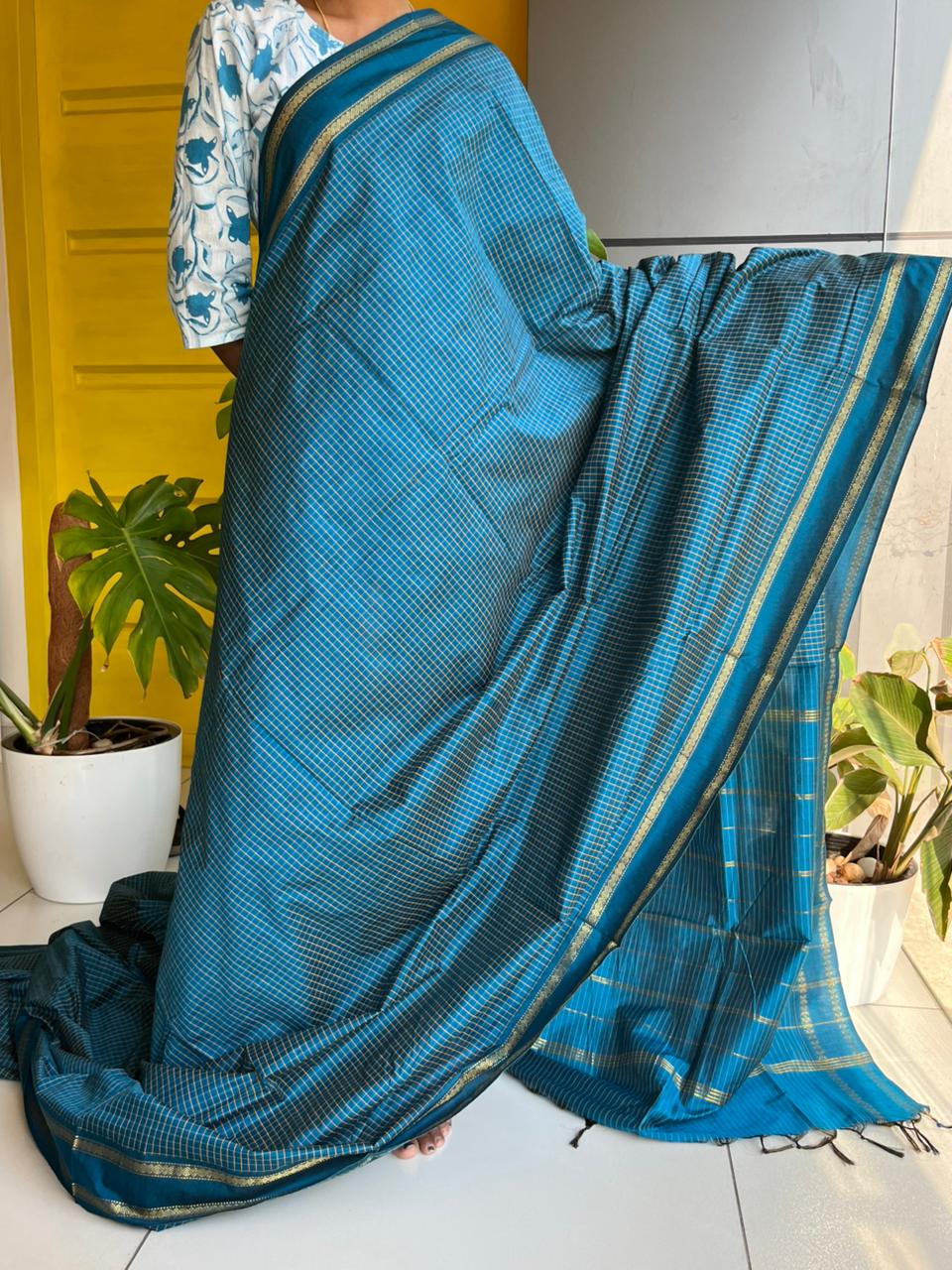 Blue Colour  Kalyani Cotton SL236