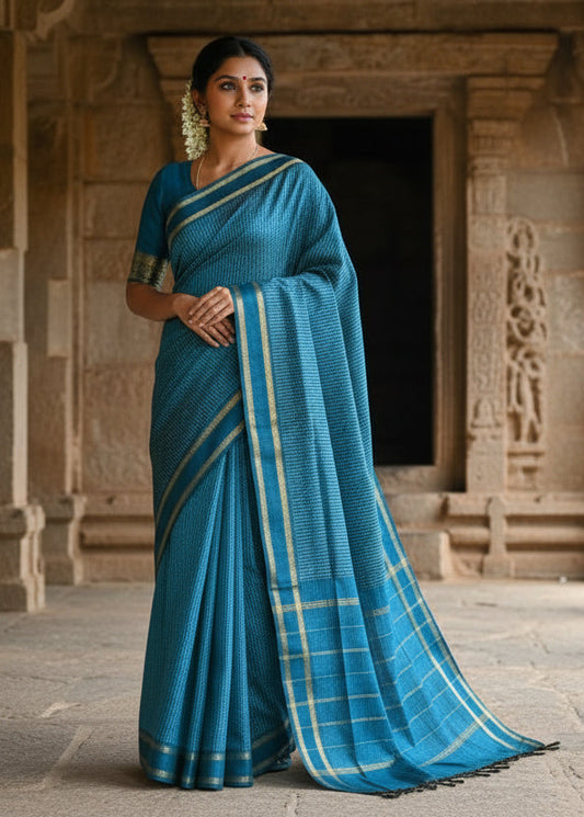 Blue Colour  Kalyani Cotton SL236