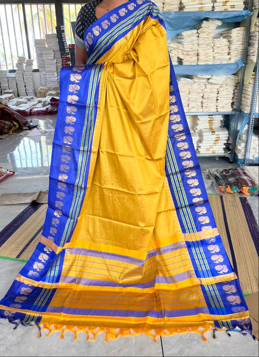 Semi Silk Zari Woven Border Saree SL277