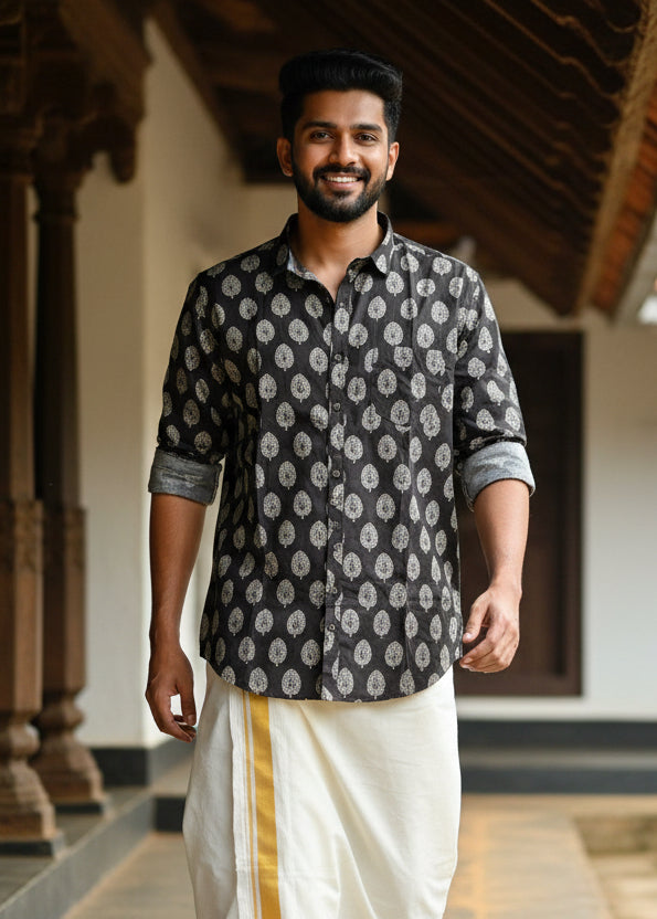 Cotton Printed Full Sleeve Shirt SL234